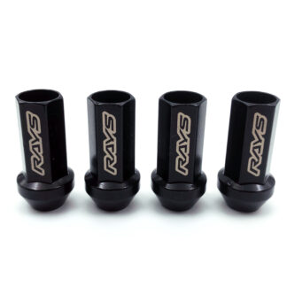 RAYS 17HEX RACING NUT RN-C L48 4PC 12X1.25 BK (Black)