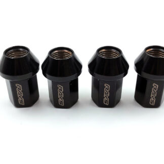 RAYS 17HEX RACING NUT RN-C L35 4PC 12X1.25 BK (Black)