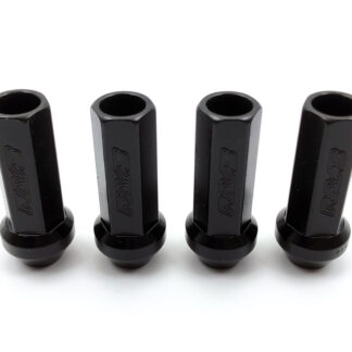 RAYS 17HEX RACING NUT L58 SLONG 4PC 12X1.5 BK (Black)