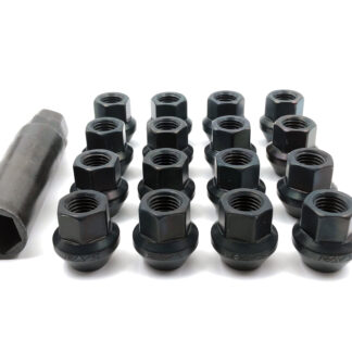 RAYS 17HEX RACING NUT L25 SHORT 16P 12X1.5 BK (Black)