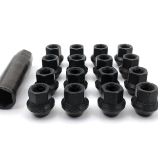 RAYS 17HEX RACING NUT L25 SHORT 16P 12X1.25BK (Black)