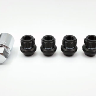 RAYS 17HEX RACING LOCK NUT L25 12X1.5 BK (Black)