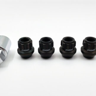 RAYS 17HEX RACING LOCK NUT L25 12X1.25 BK (Black)