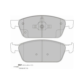 PBS Ford Focus ST Mk2 Front ProRace Pads