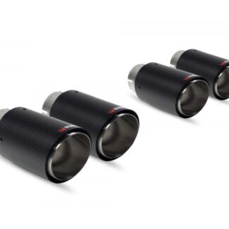 Scorpion Quad 100mm carbon fibre Ascari trim Ascari Tailpipe Audi S3 2.0T 8V (3 Door & Sportback) PFL 2013 - 2016