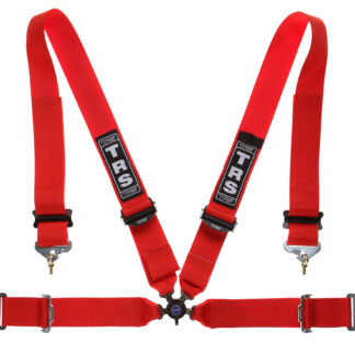 TRS Magnum Superlite 3in/3in - 4 point Harness in Red