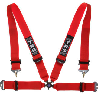 TRS Magnum Ultralite 3in/3in - 4 point Harness in Red