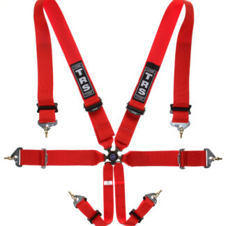 TRS Magnum Superlite 3in/3in - 6 point Harness in Red