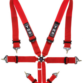 TRS Magnum Ultralite 3in/3in - 6 point Harness in Red
