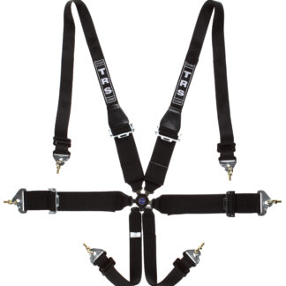 TRS Magnum 3in/3in - 6 point HANS ONLY Harness in Black
