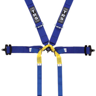 TRS New Pro Single Seater 2in/3in - 6 point Harness in Blue
