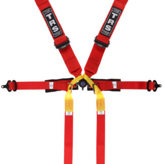 TRS New Pro Superlite S/S 2in/3in - 6 point Harness in Red