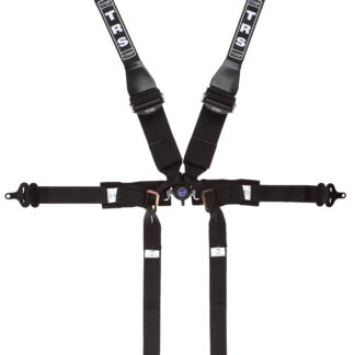TRS New Pro Superlite S/S 2in/3in- 6point HANS Harness Black
