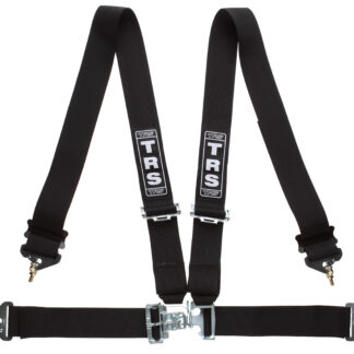 TRS Nascar 3in Lever/Latch - 4 point Harness in Black