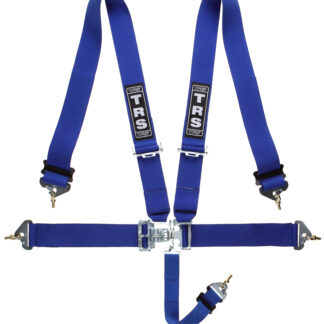 TRS Nascar 3in Lever/Latch - 5 point Harness in Blue