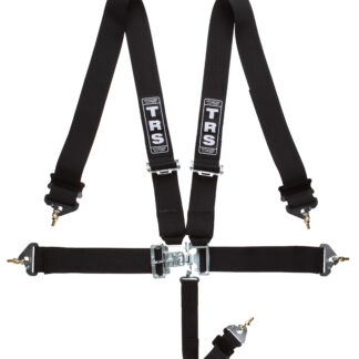 TRS Nascar 3in Lever/Latch - 5 point Harness in Black