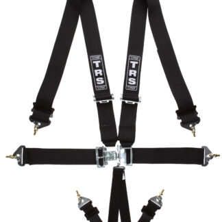 TRS Nascar 3in Lever/Latch - 6 point Harness in Black