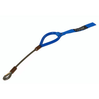 TRS Wire Tow Loop - bolt on fixed length in Blue