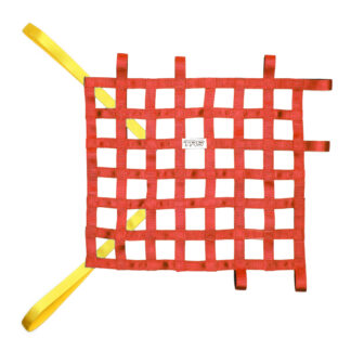 TRS Window net - Velcro Fastening in Red