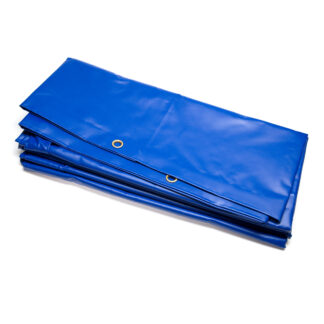 TRS PVC professional ground sheet 3.5m x 6.0m blue 570gsm