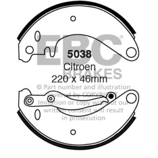 EBC BRAKE SHOE SET