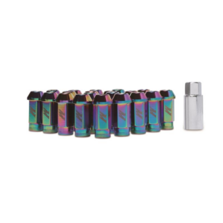 Mishimoto Aluminum Locking Lug Nuts M12 x 1.25 Neo Chrome