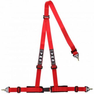 TRS Clubman (snap hook) - 3 point Harness in Red