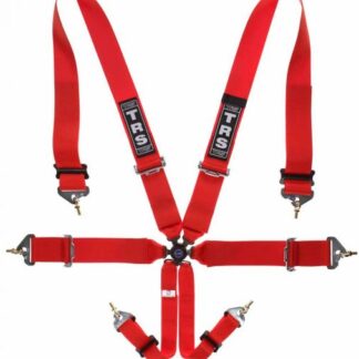 TRS Magnum 3in/3in - 6 point Harness in Red
