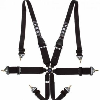 TRS Magnum 3in/3in - 6 point HANS ONLY Harness in Black