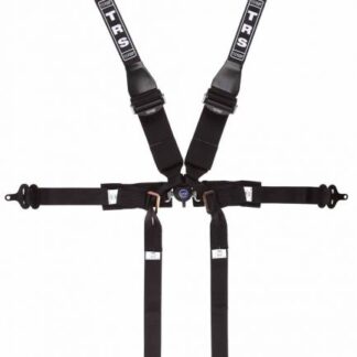 TRS New Pro Superlite S/S 2in/3in- 6point HANS Harness Black