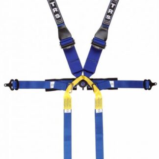 TRS New Pro Superlite S/S 2in/3in- 6pt HANS Harness in Blue