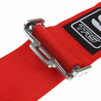 TRS Nascar 3in Lever/Latch - 4 point Harness in Red