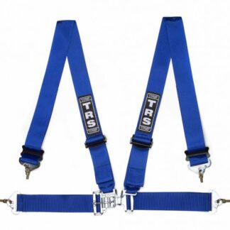TRS Nascar 3in Superlite Lever/Latch- 4point Harness in Blue