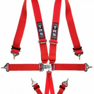 TRS Nascar 3in Lever/Latch - 6 point Harness in Red