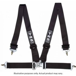 TRS Nascar 2in Lever/Latch - 4 point Harness in Black