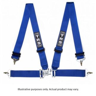 TRS Nascar 2in Lever/Latch - 4 point Harness in Blue