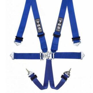 TRS Nascar 2in Lever/Latch - 6 point Harness in Blue