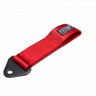 TRS Fabric Tow Eye Strap - bolt on fixed length in Red
