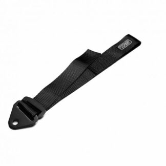 TRS Fabric Tow Eye Strap - bolt on adjustable in Black