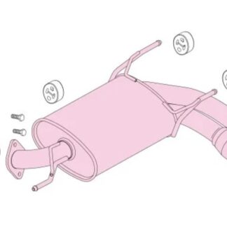 Fujitsubo Authorize S Exhaust SUBARU XV 2.0 4WD GP7 FB20