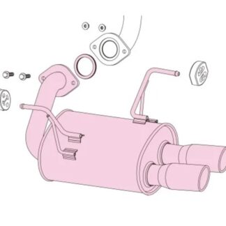 Fujitsubo Authorize S Exhaust SUBARU LEGACY OUTBACK 2.5 NA BS9 FB