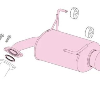 Fujitsubo Authorize S Exhaust SUBARU FORESTER 2.0 NA SJ5 FB20