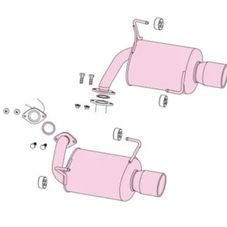 Fujitsubo Authorize S Exhaust SUBARU FORESTER 2.0 Turbo SJG FA20