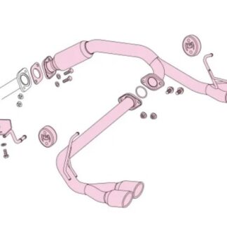 Fujitsubo Authorize S Exhaust DAIHATSU TANTO CUSTOM Turbo 2WD L37