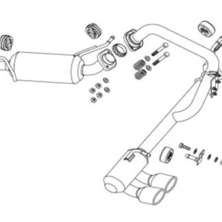 Fujitsubo Authorize S Exhaust SUZUKI STINGRAY Turbo 2WD MH23S K6A