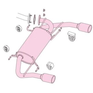 Fujitsubo Authorize S Exhaust SUZUKI SWIFT SPORT ZC32S M16A