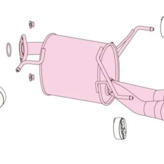 Fujitsubo Authorize S Exhaust SUZUKI SWIFT RS 1.2 2WD ZC72S K12B