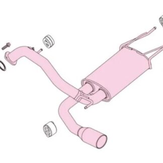 Fujitsubo Authorize S Exhaust MAZDA Mazda3 BLFFW PE-VPS