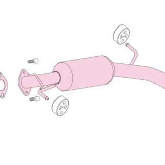 Fujitsubo Authorize S Exhaust SUBARU IMPREZA 1.5 2WD 4WD GH2 3 EL