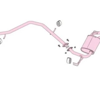 Fujitsubo Authorize E Exhaust TOYOTA PRIUS 1.8 2WD ZVW50 ZVW51 2Z